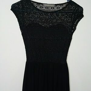 FINAL SALE Lace Black Dress Finn & Clover